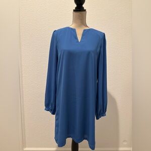 Tinley Road Long Sleeve Blue Dress